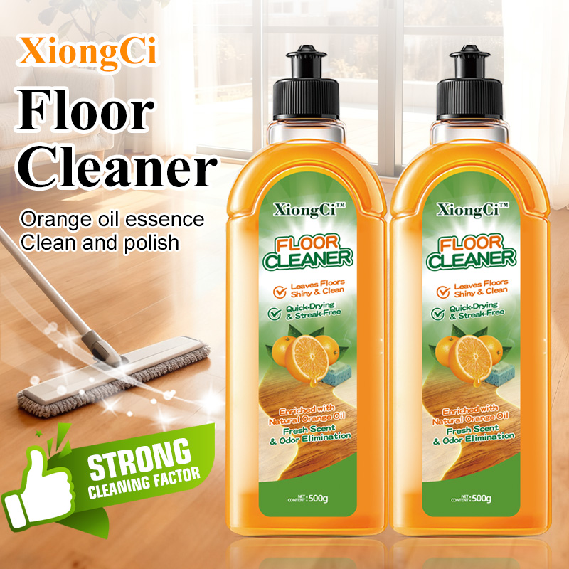 How can floor cleaner adjust the rheological properties of the solution using thickeners?